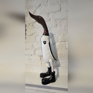 20" tall Wooden duck EUC